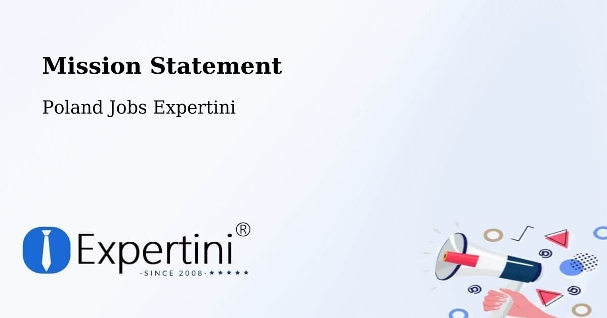 Corporate Mission – Świętochłowice - Poland Jobs Expertini