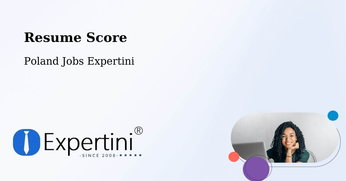 Resume Score & Job Description Match Tool – Świętochłowice - Poland Jobs Expertini